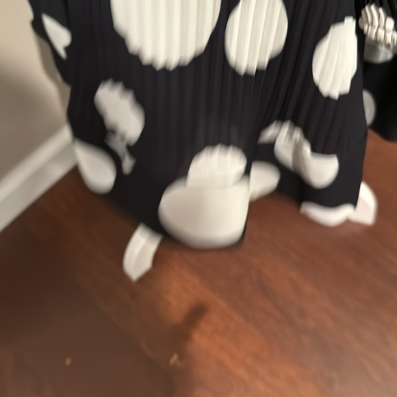 Milly NWT 🎉host pickx2🎉🎈pleated Polka dot Liv dress - Picture 10 of 16
